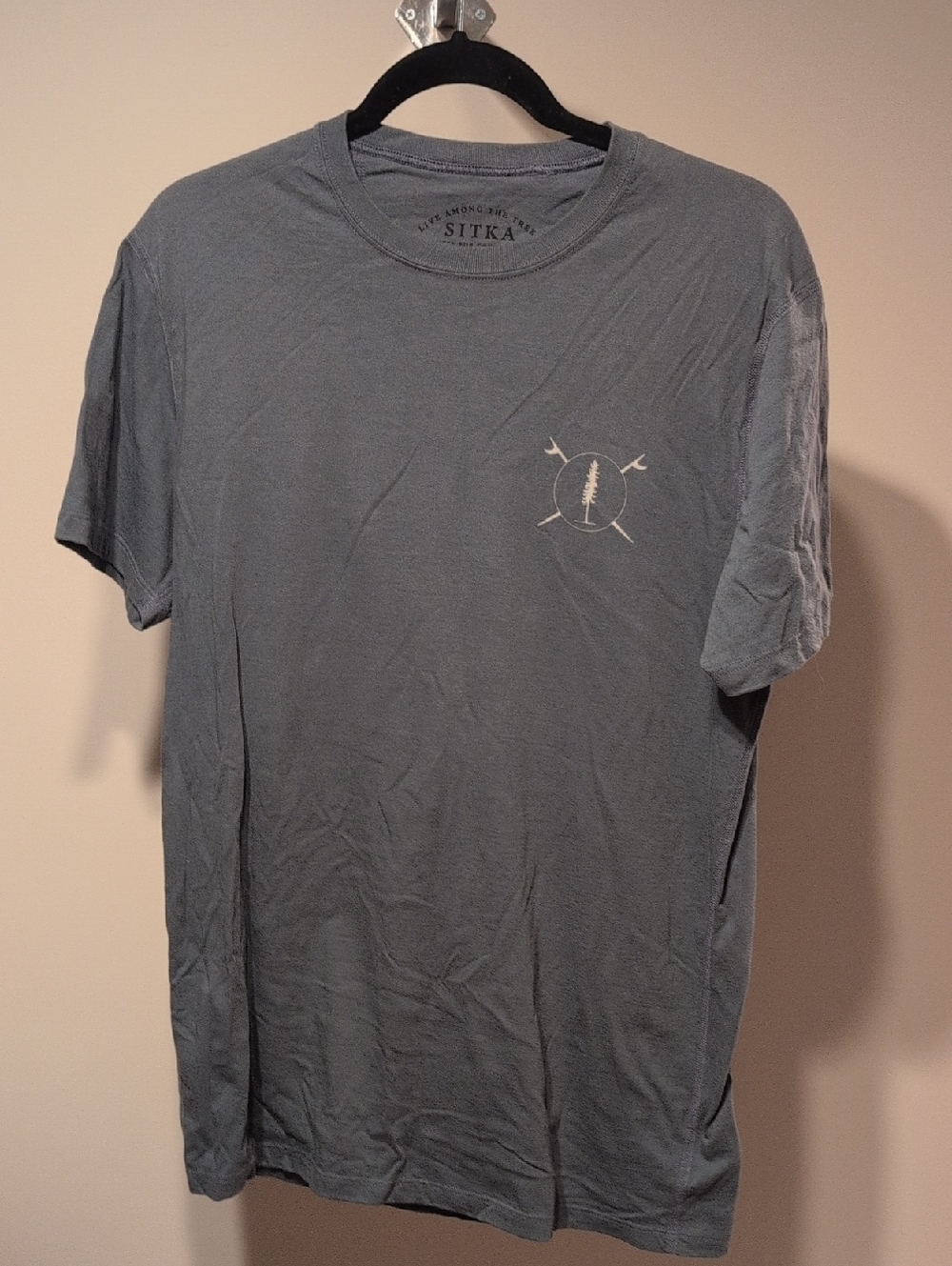 Men’s Sitka Short Sleeve Crew T-Shirt - Slate Blue